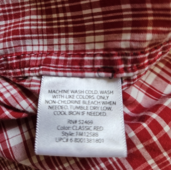 Faded Glory Plaid Button Down - Picture 7 of 9